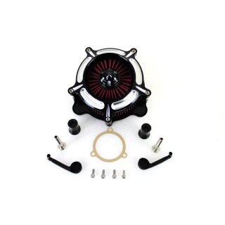 Exposed Filter Air Cleaner Kit Black