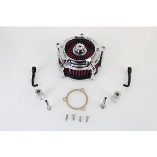 Exposed Filter Air Cleaner Kit Chrome