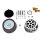 Swiss Cheese Air Cleaner Kit Chrome
