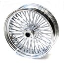 Chrome/Chrome King Spoke wheel 18X3.5" rear