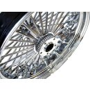 Chrome/Chrome King Spoke wheel 18X3.5" rear