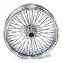 Chrome/Chrome King Spoke wheel 18X3.5" rear