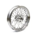 3.00 x 16 wheel 40 spokes chrome