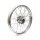 3.00 x 16 front wheel 40 spokes chrome