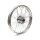 3.00 x 16 front wheel 40 spokes chrome