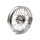3.00 x 16 front wheel 40 spokes chrome