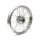 2.50 x 19 front wheel 40 spokes chrome
