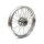 2.50 x 19 front wheel 40 spokes chrome