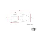 C-Racer Universal FC Classic Motorrad Cafe Racer Solo Sitz Kit braun