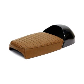C-Racer, Multiseat CafÃ© Racer - Scrambler seat. Dark brown