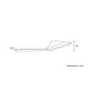 C-Racer Late Classic Universal Café Racer Sitz Schwarz