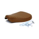 C-Racer, Classic bobber solo seat. Large. Dark brown