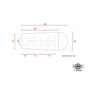 C-Racer universal Scrambler Scrambsadle Sitz braun
