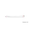 C-Racer universal Fat Scrambler Sitzbank mit Gepäckträger, Braun