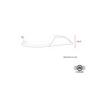 C-Racer Bonneville Cafe Racer Sitz dunkelbraun für Triumph T100 ab 08
