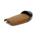 C-Racer Flat Cafe Racer Scrambler Sitz braun für...
