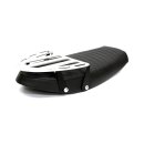 C-Racer Cafe Racer Scrambler Sitz schwarz mit Gepäckträger für Yamaha SR400 500
