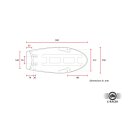 C-Racer Flat Cafe Racer Scrambler Sitz Kit mit Gepäckträger für Yamaha SR400 500