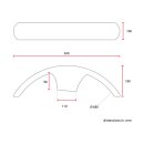 C-Racer universal 17/18" front fender No1