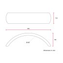 C-Racer universal 17/18" rear fender No1