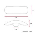 C-Racer universal 17/18" front fender No3 L