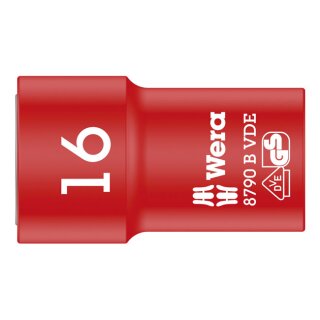 Wera Zyklop drive sockets 3/8" VDE 8790B