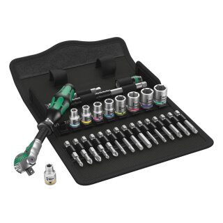 Wera Zyklop ratchet kit 28 pcs. 1/4" drive US Sizes