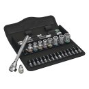 Wera Zyklop ratchet switch kit 28 pcs. 1/4" drive - Metric