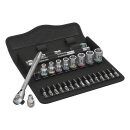 Wera Zyklop ratchet switch kit 28 pcs. 1/4" drive -...