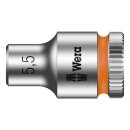 Wera Zyklop 1/4" socket - Metric 5.5
