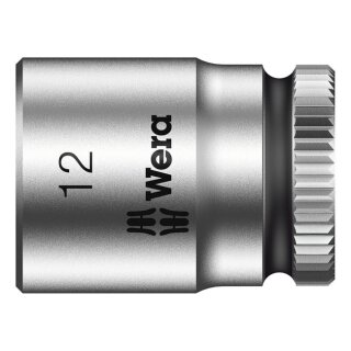 Wera Zyklop 1/4" socket - Metric 12.0