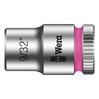 Wera Zyklop 1/4" socket - US sizes 9/32"