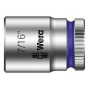 Wera Zyklop 1/4" socket - US sizes 7/16"