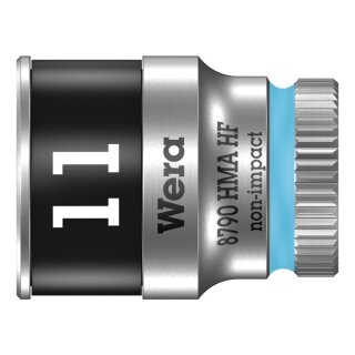 Wera Zyklop 1/4" socket with holding function - Metric 11.0