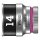 Wera Zyklop 1/4" socket with holding function - Metric 14.0