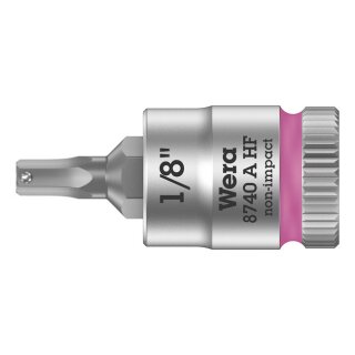 Wera Zyklop 1/4" Hex socket bit w/ holding function US sizes
