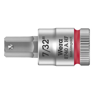 Wera Zyklop 1/4" Hex socket bit w/ holding function US sizes