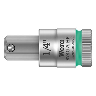 Wera Zyklop 1/4" Hex socket bit w/ holding function US sizes