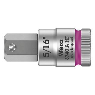 Wera Zyklop 1/4" Hex socket bit w/ holding function US sizes