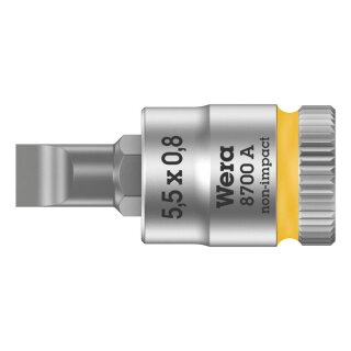 Wera Zyklop 1/4" Slotted socket bit