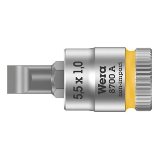 Wera Zyklop 1/4" Slotted socket bit