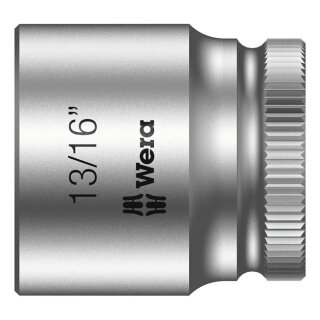 Wera Zyklop 3/8" socket - US size 13/16"