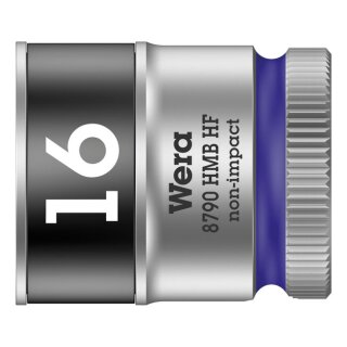 Wera Zyklop 3/8" socket with holding function - Metric 16.0