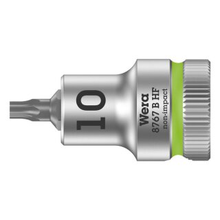 Wera Zyklop 3/8" TorxÂ® socket bit TX10 with holding function