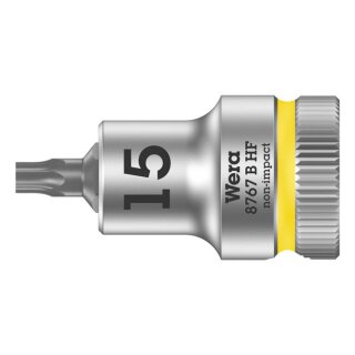 Wera Zyklop 3/8" TorxÂ® socket bit TX15 with holding function