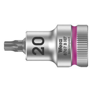Wera Zyklop 3/8" TorxÂ® socket bit TX20 with holding function