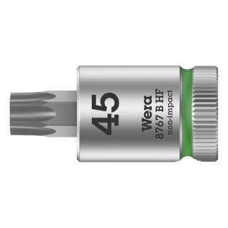 Wera Zyklop 3/8" TorxÂ® socket bit TX45 with holding function