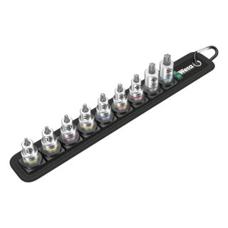 Wera socket belt with 3/8" drive TorxÂ® socket bits