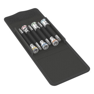 Wera TorxÂ® socket bit set 3/8" with holding function