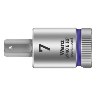 Wera Zyklop 3/8" Hex socket bit with holding function Metric